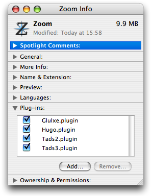 Plugins Plugins in finder